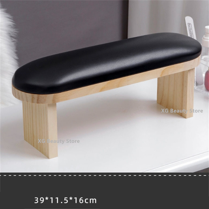 Leatherwork Desk - Suporte de couro pu preto para