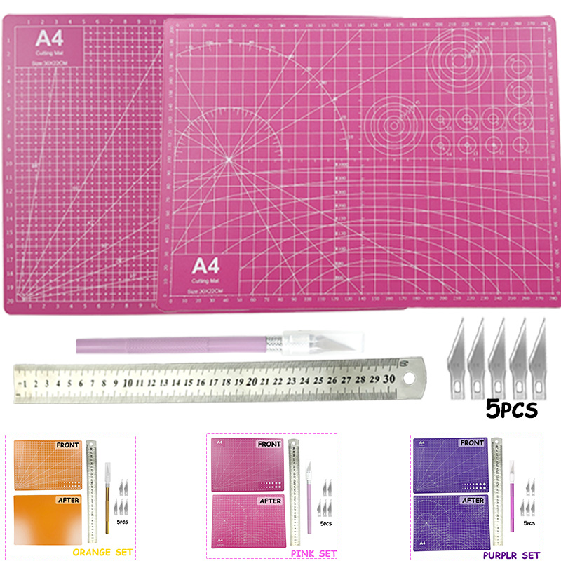 Leatherwork Ruler - Conjunto de Base de Corte Manual