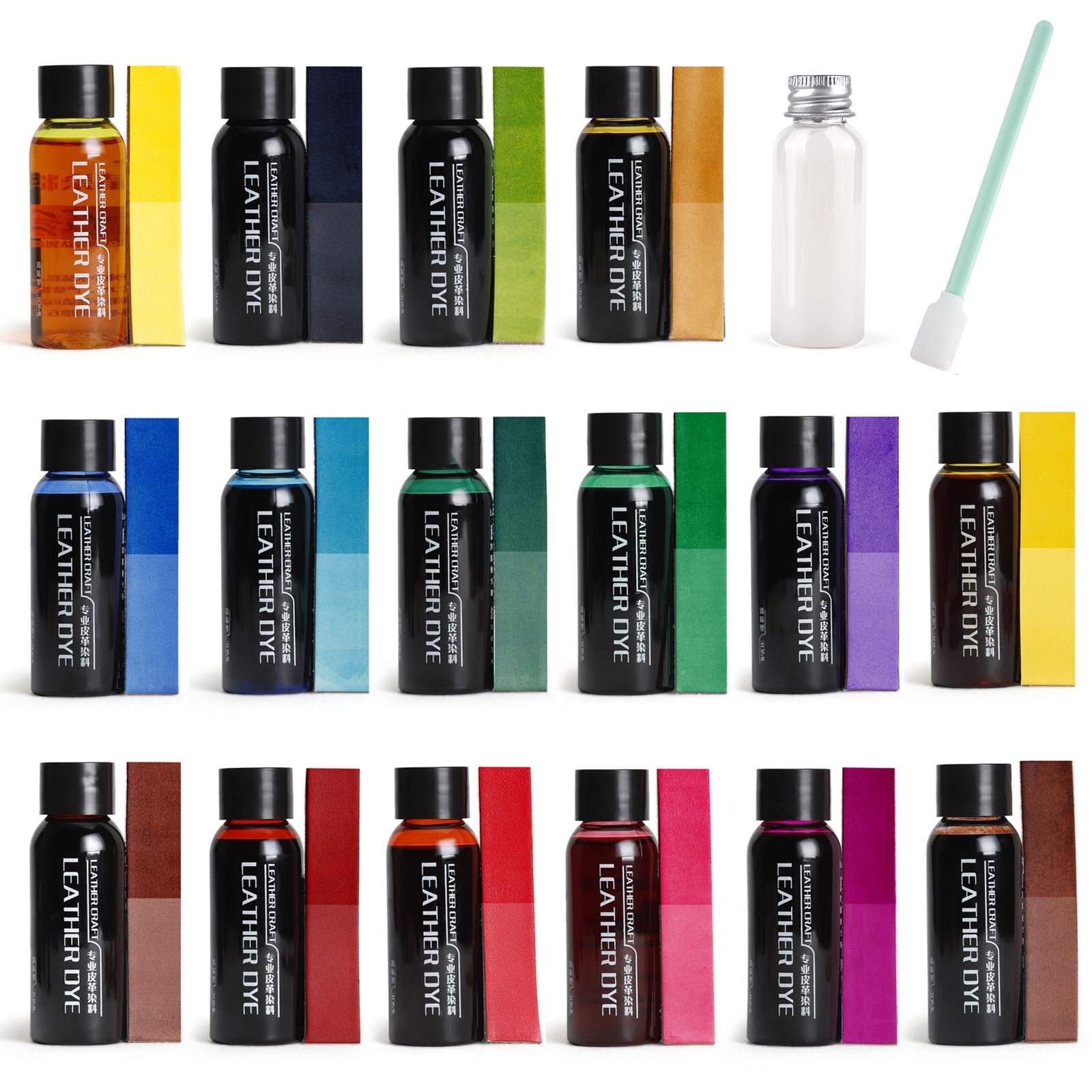 Leather Dye Finish - 30ml borda de couro pintura acabamento