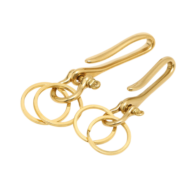 Leatherwork Hardware - Gancho de pano de bronze em