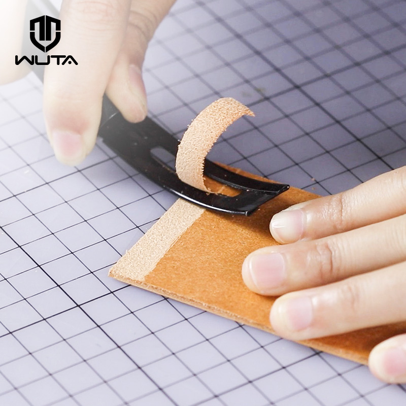 Leatherwork Projects - Wuta afiado couro segurança chanfrador skiving