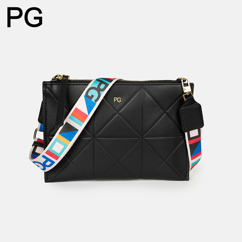 Leatherwork Hardware - Bolsa Transversal PG Diamond com Alça
