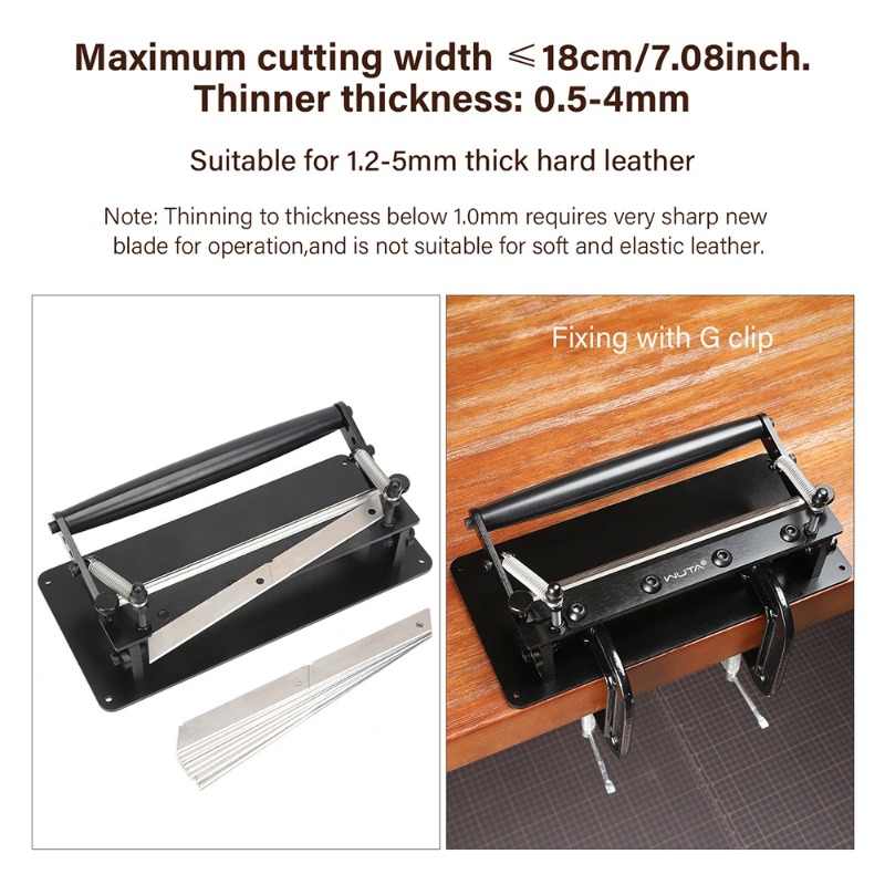 Máquina Manual Grande para Des - Skiver Leather Thin avaliação e preço