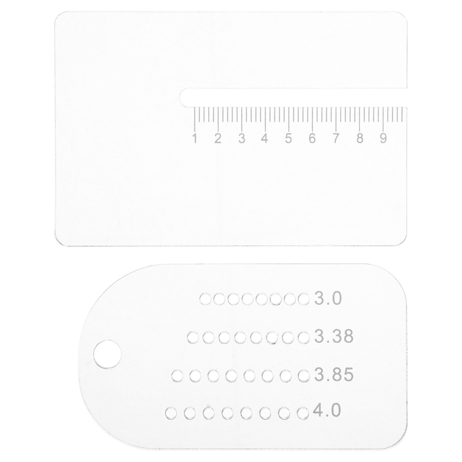 2 Peças Guia de Furação Multif - Leatherwork Ruler avaliação e preço
