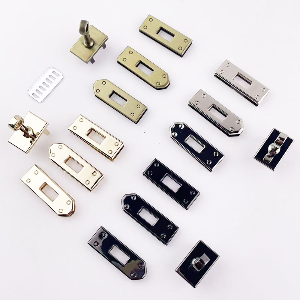 1 conjunto (4 peças) de fechos - Leatherwork Hardware avaliação e preço