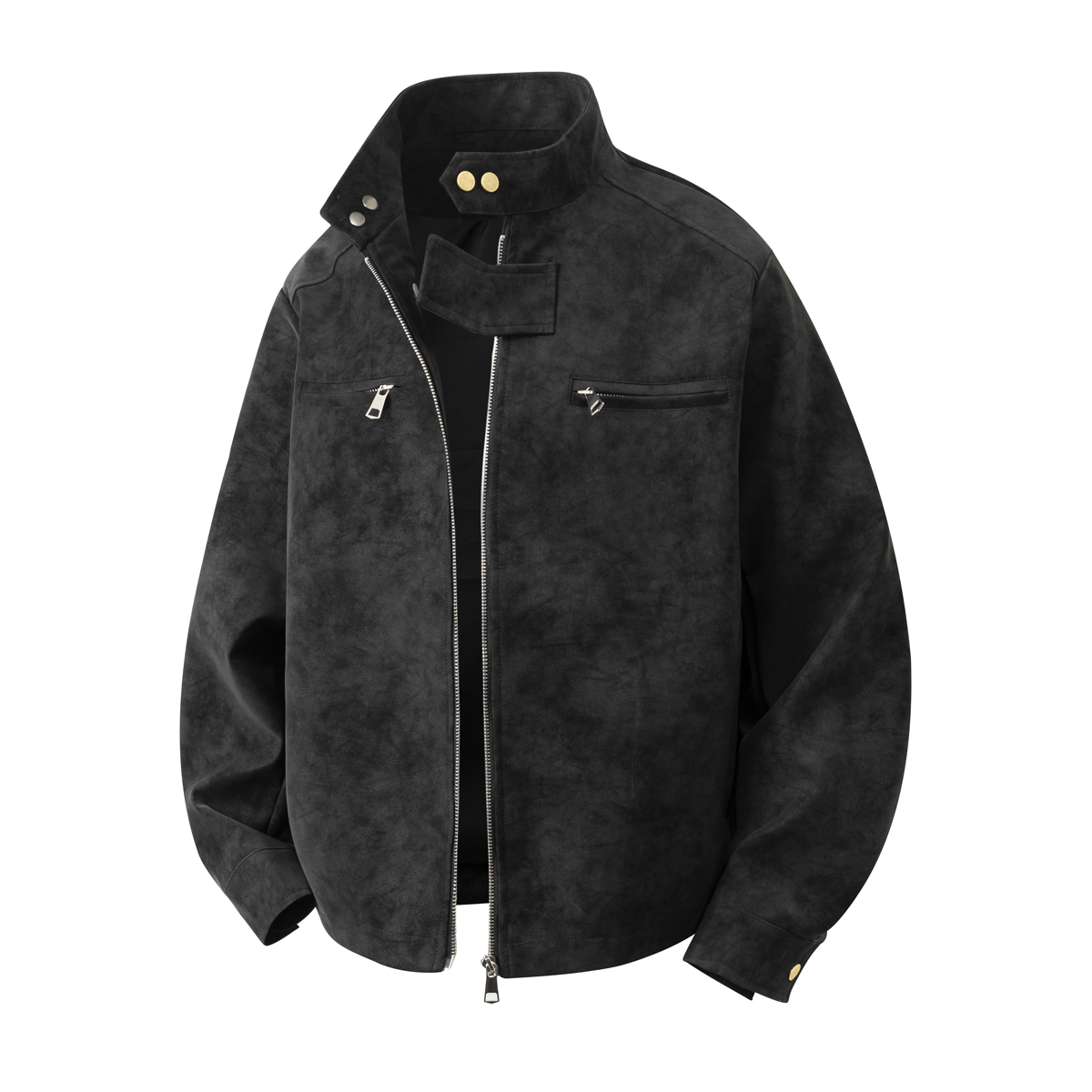 Jaqueta de Couro PU Tie-Dye No - Leather Dye Finish avaliação e preço