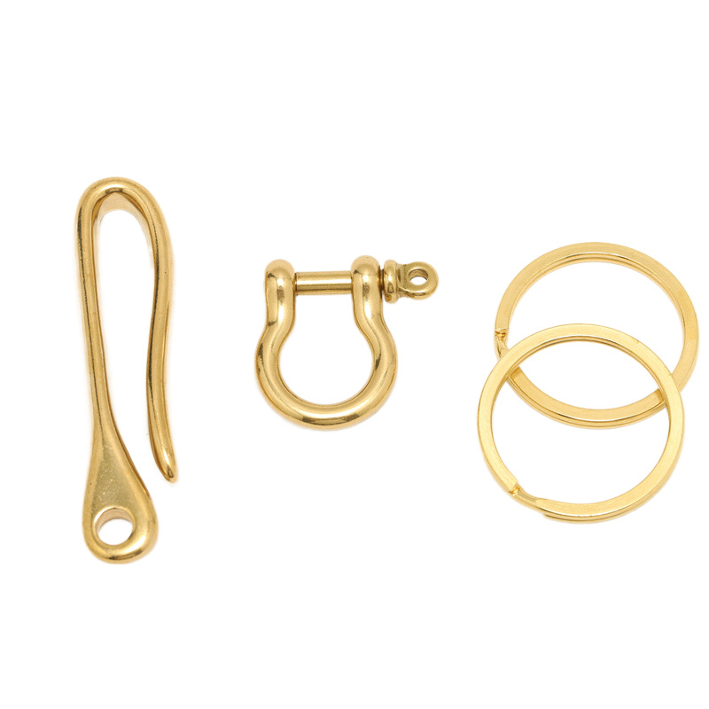 Gancho de pano de bronze em fo - Leatherwork Hardware avaliação e preço