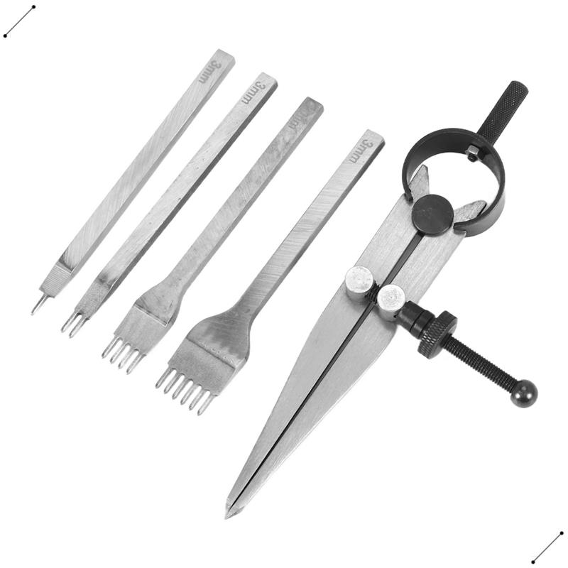 Conjunto de cinzel de couro, f - Wing Divider Stitch avaliação e preço