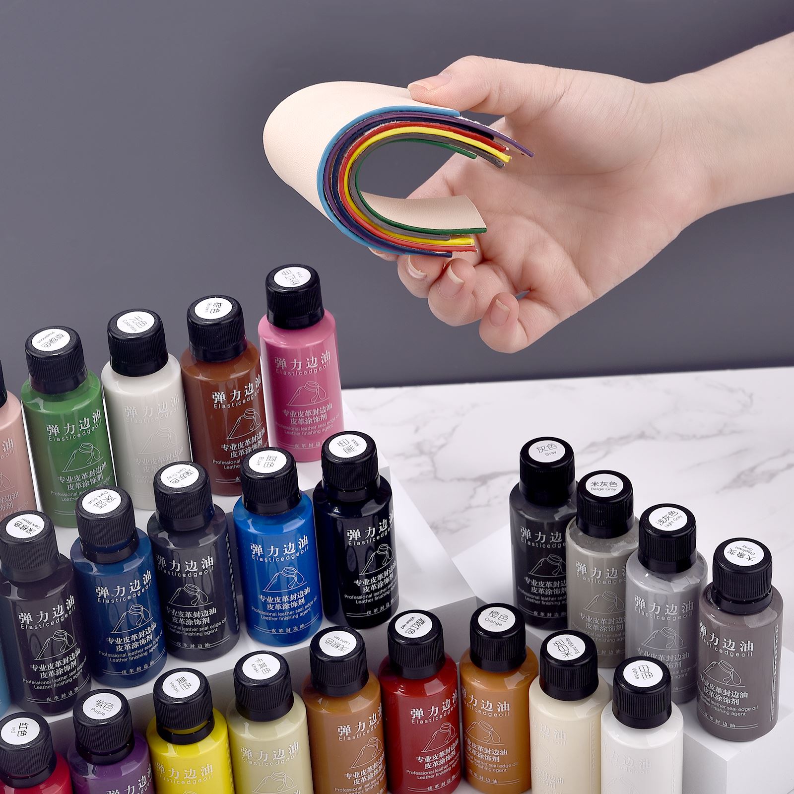 30ml borda de couro pintura ti - Leather Dye Finish avaliação e preço