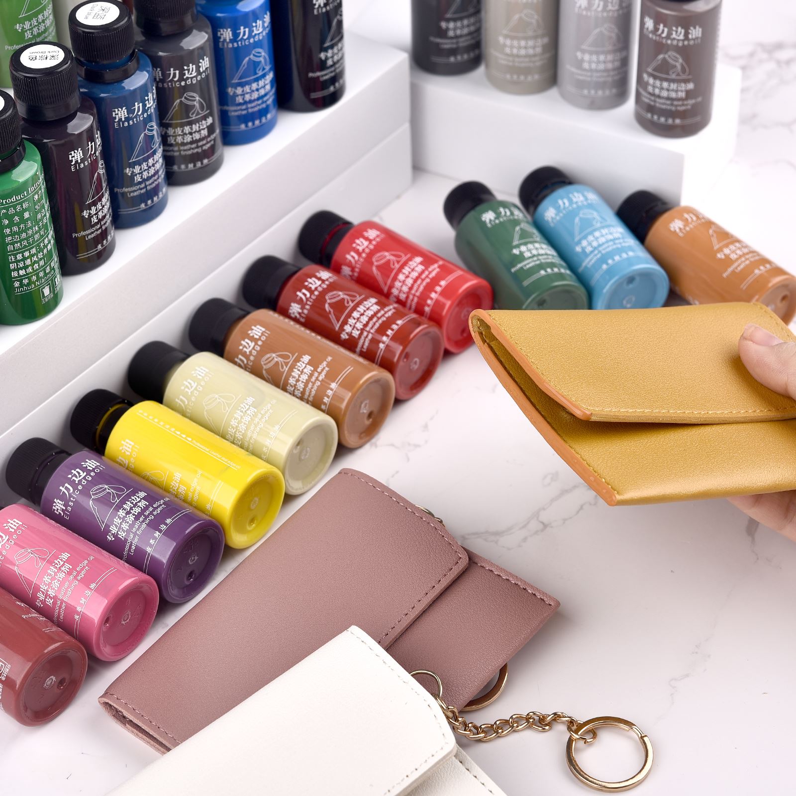 30ml borda de couro pintura ti - Leather Dye Finish avaliação e preço