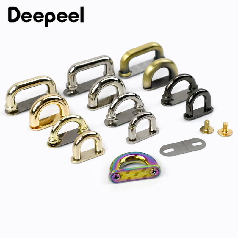 Deepeel-Metal Buckles Arch Pon - Leatherwork Hardware avaliação e preço