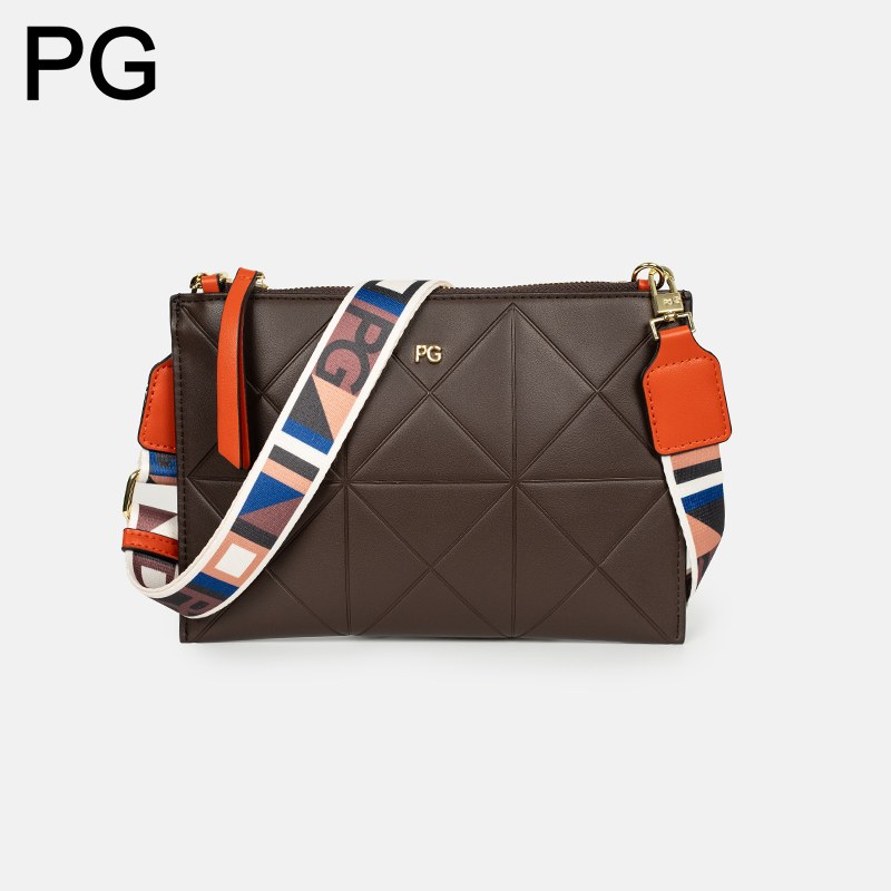 Bolsa Transversal PG Diamond c - Leatherwork Hardware avaliação e preço
